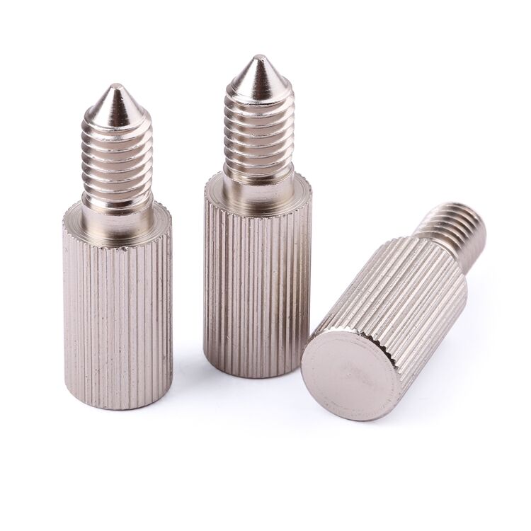 Customization fasteners M8 straight weave hand machine screw for electronics industry supplier