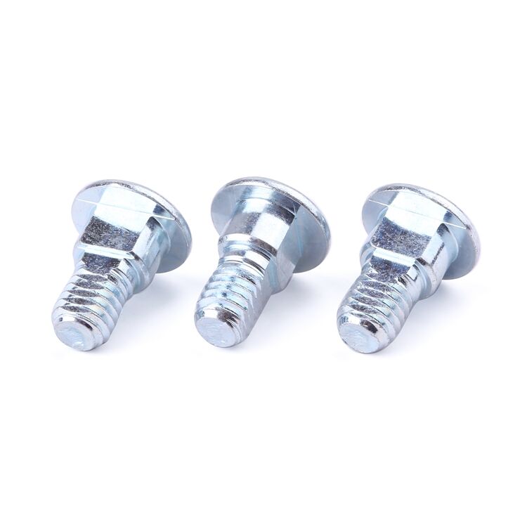 Non-standard customization step screw milling flat mechanical thread carbon steel blue zinc supplier