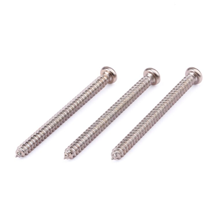 Factory price fasteners M2-M8 pan head phillips carbon steel self-tapping nails screws manufacture