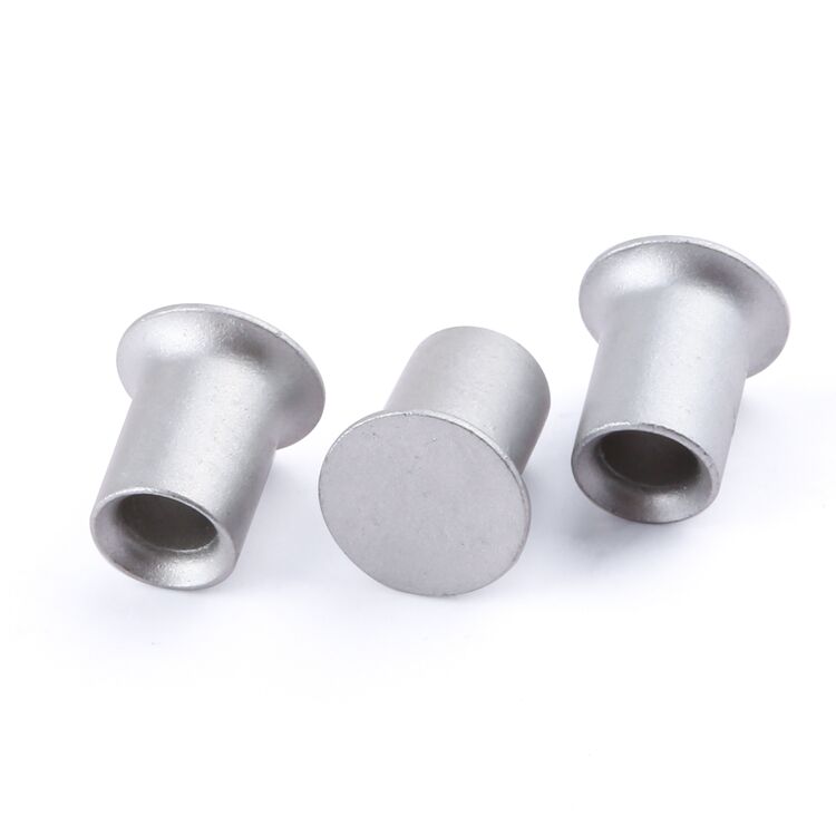 Non-standard customization flat rivet alloy steel silver grey dacromet for automobile industry manufacture