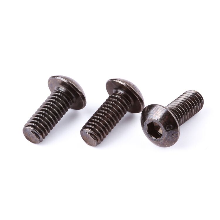 Class 12.9 high strength DIN7380 ISO7380 hexagon socket screws round head pan head screws half round cup screws details