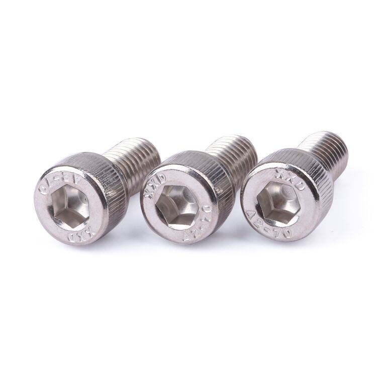 Factory price DIN912 hexagon socket head screws high strength nickel plated socket head bolts grade12.9 screws details