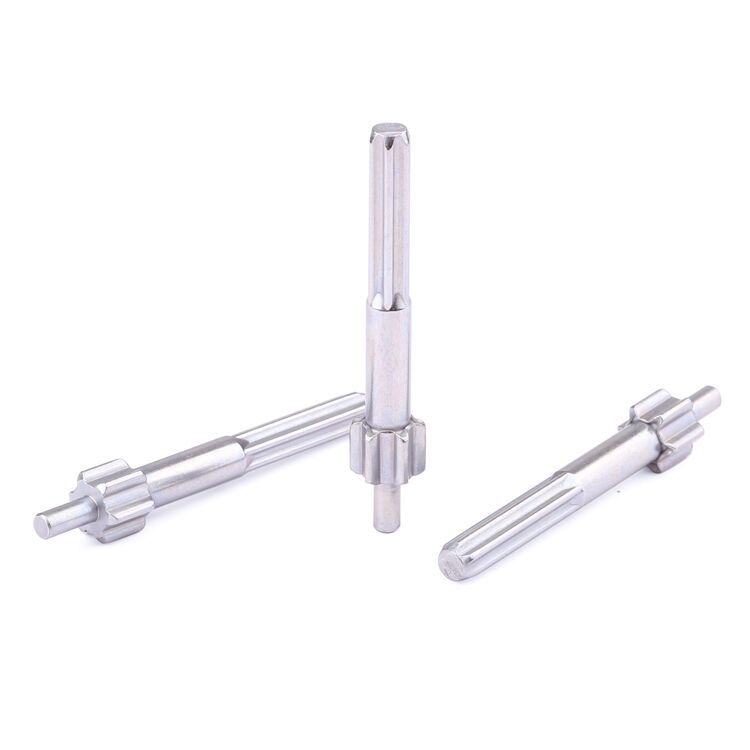 Customization fasteners straight tooth rotating shaft screw drive shaft for door lock details