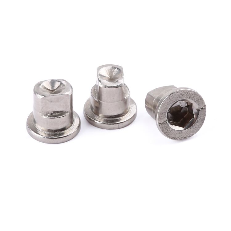 Non-standard customization hex socket step rivet milling flat stainless steel for doors and windows supplier