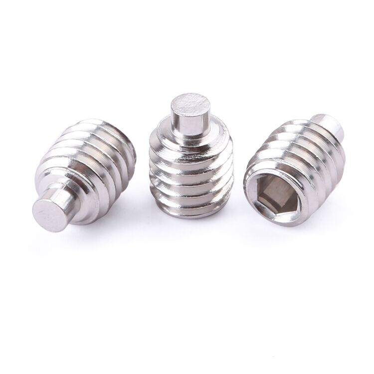 Non-standard customization hex socket set screw machine screw stainless steel SS304 316 plain supplier