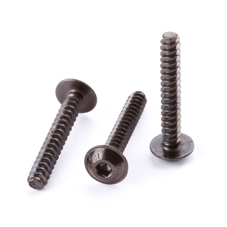 12.9 grade DIN7380 ISO7380 round head hexagon socket screws half round cup screws pan head screws factory