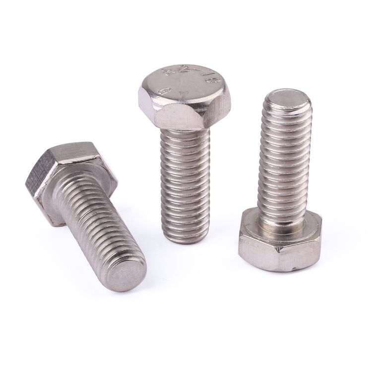 Factory price fastener stainless steel ss304 ss316 din933 hex head screws supplier