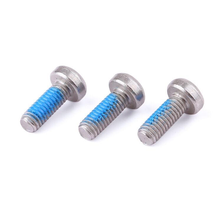 Factory fastener M2-M8 stainless steel 304 316 anti loosening nylon adhesive pan head torx screw GB2672 supplier