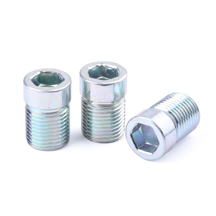 Non-standard customization hex socket fillister bolt high-carbon steel blue zinc for car seat factory