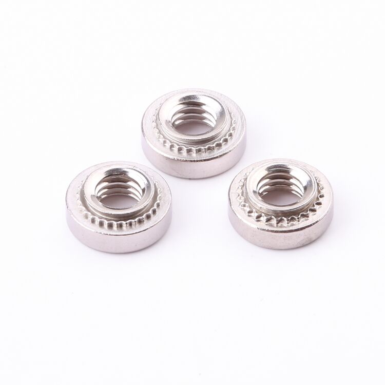 Factory price fastener M2-M10 stainless steel 304 press fit nut pressure rivet nut self-clinching nuts supplier