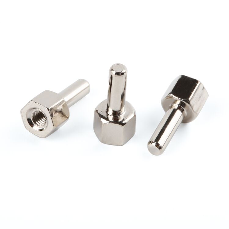 Non-standard customization external hexagonal internal thread screw stainless steel plain screw manufacture