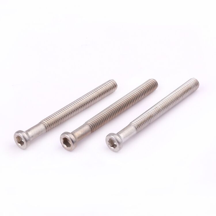 Customization fasteners hex socket screw stainless iron 410 machine screw for doors and windows factory