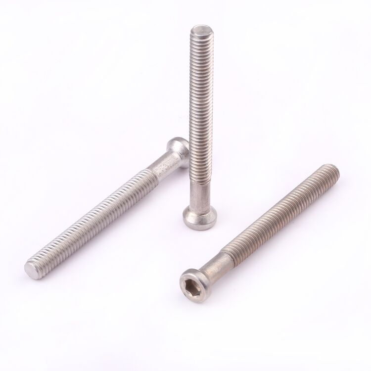 Customization fasteners hex socket screw stainless iron 410 machine screw for doors and windows manufacture