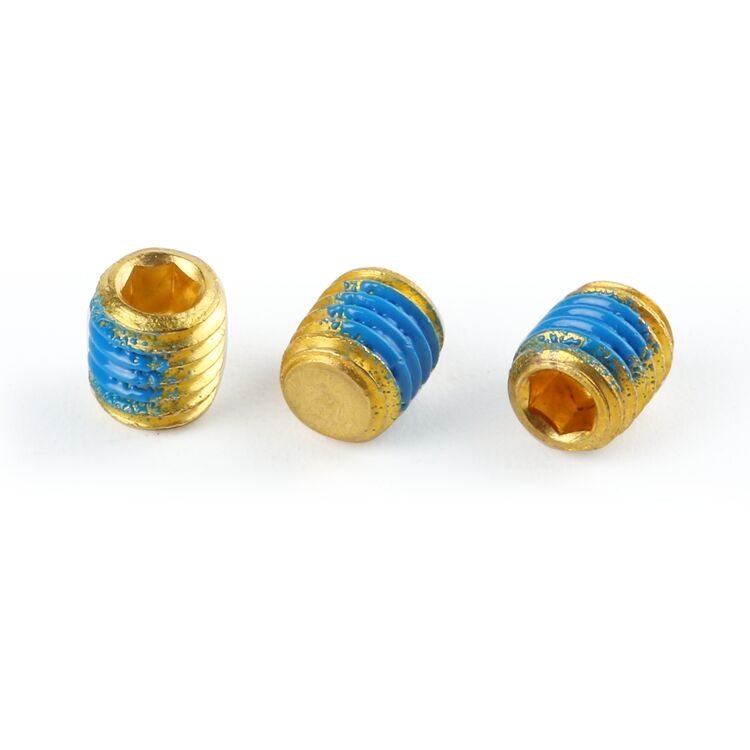 M2-M10 DIN916 brass cup point grub screws allen anti loosening nylon adhesive hex socket set screw details