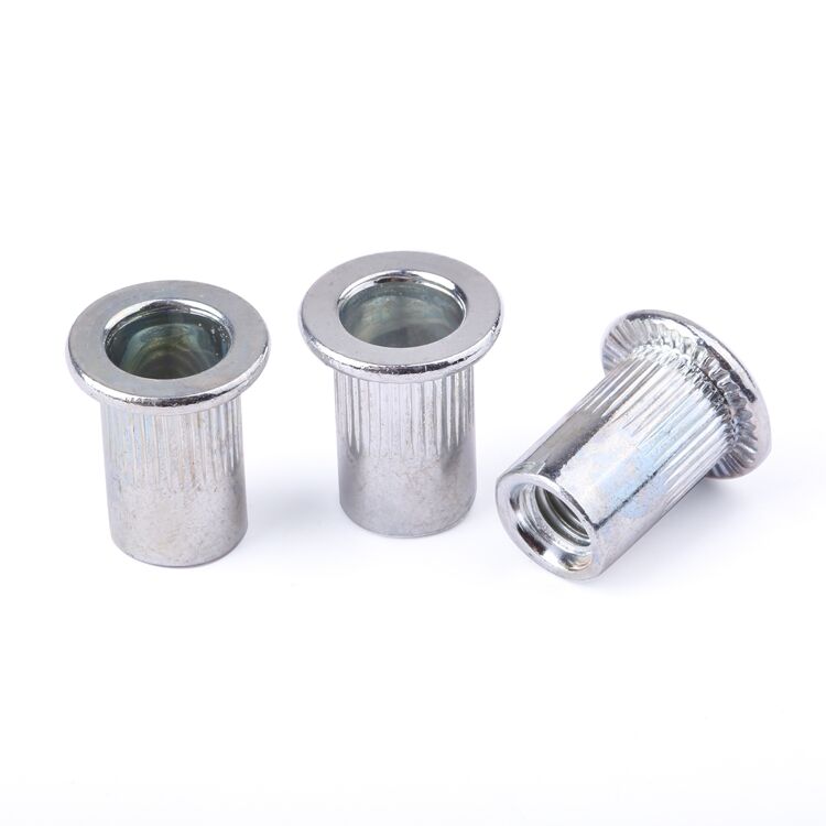 Factory price fastener M3-M8 flat reduced head stainless steel rivet nut blind rivet nut factory