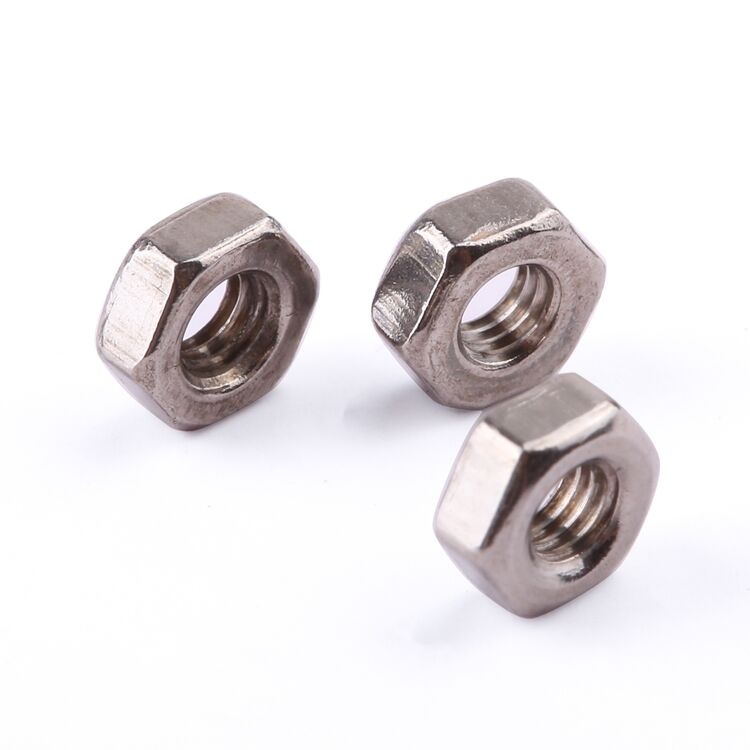 Hot sale DIN 934 stainless steel 304 A2-50 A2-70 M2-M12 hexagon hex nut fastener details