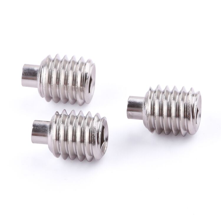 Non-standard customization hex socket set screw machine screw stainless steel SS304 316 plain factory