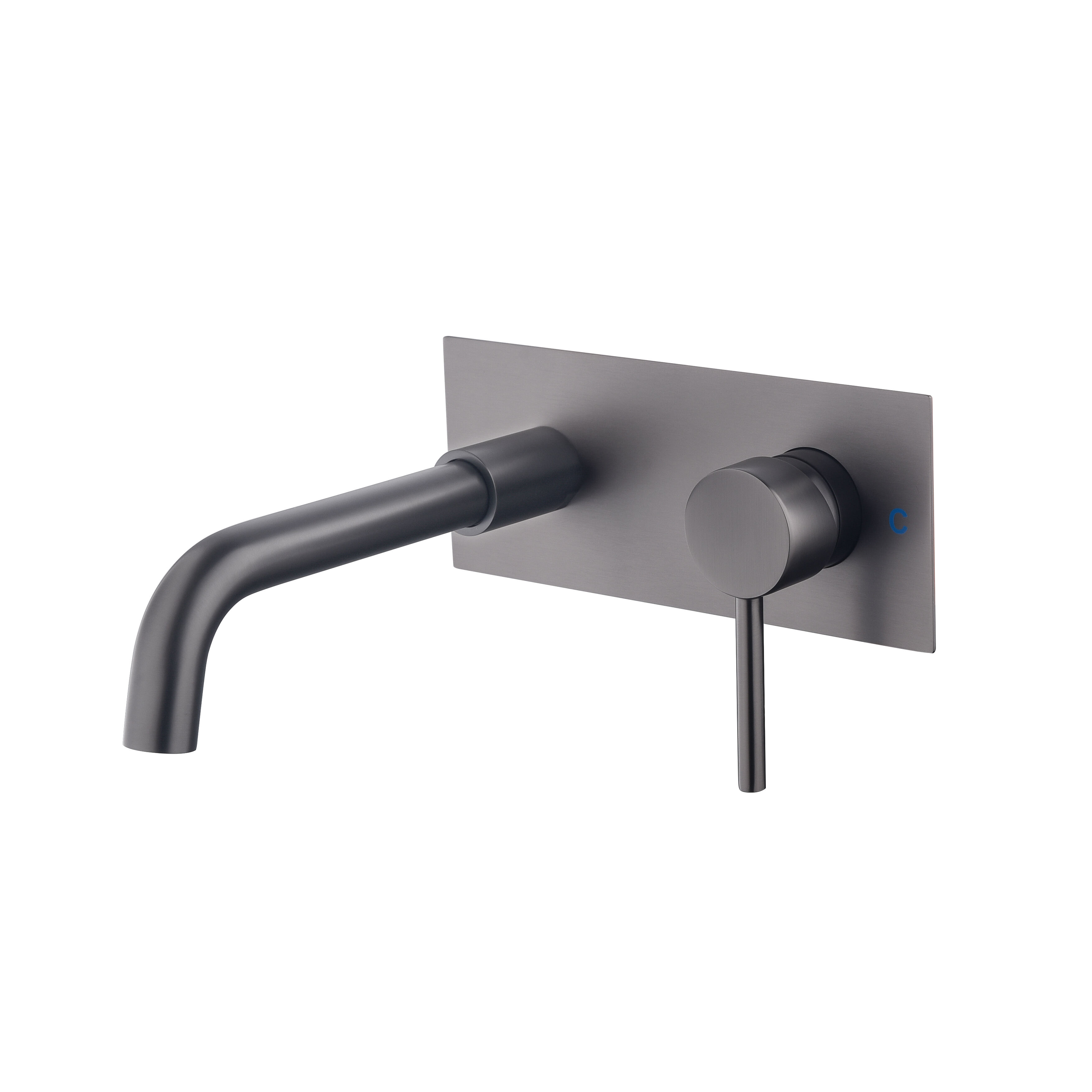 High Quality Custom Single Lever Temperature Control Wall Mounted Basin Faucet details