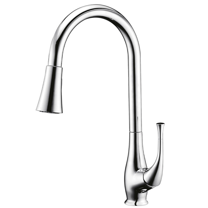 China Factory Supplier Pull Down Sink High End Black European Kitchen Faucets