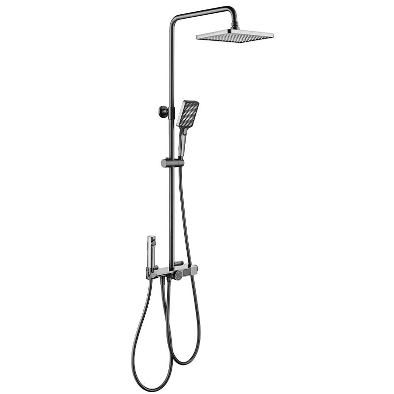 Douche de tête à main de bain masseur au Design moderne, ensemble de robinets gris pistolet, douche de salle de bain