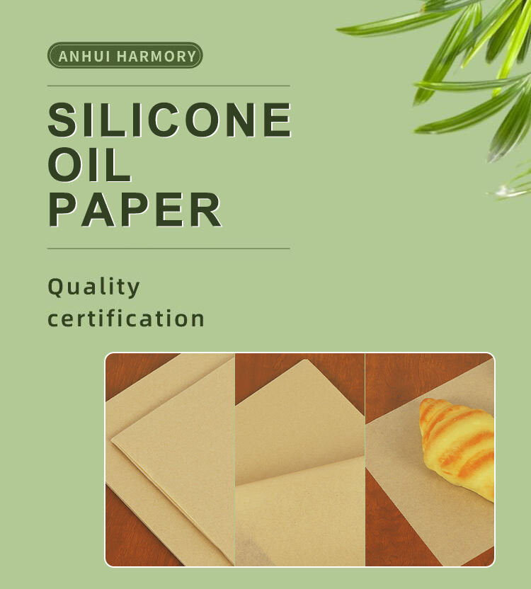 Manufacturer silicone double sided baking cooking paper silicone paper supplier