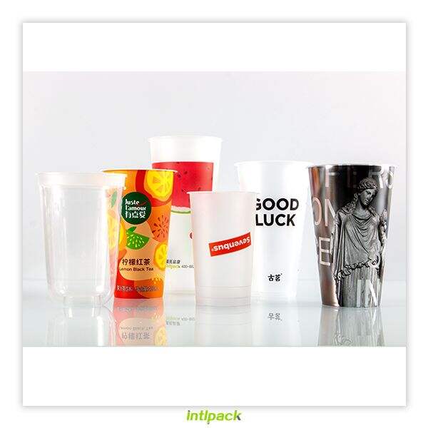 Eco-friendly disposable cups with custom designs