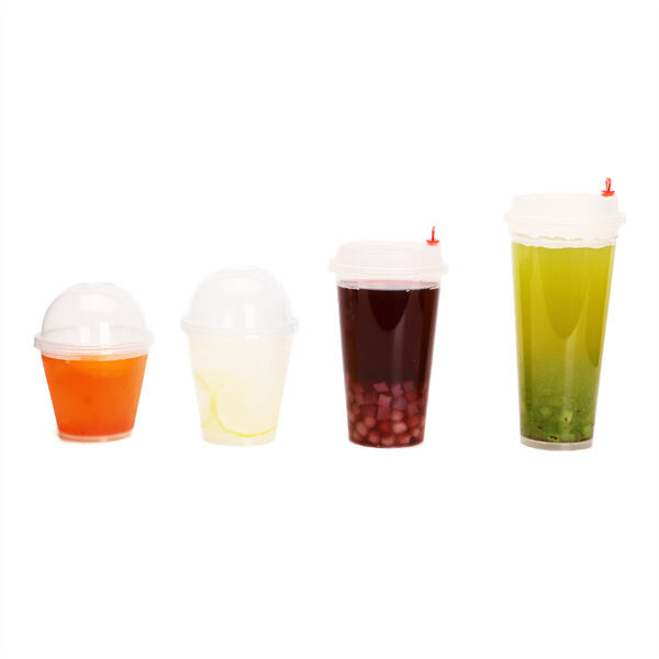 Clear Plastic Cups with Lids