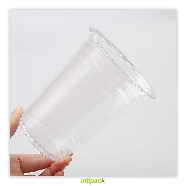 Experience Your Coffee in a Clear Plastic Cup.