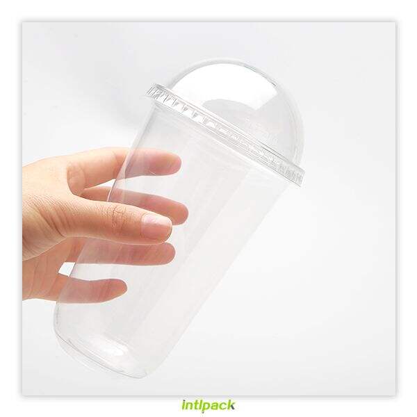 Clear Cup with Dome Lid