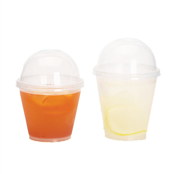 Clear Plastic Cups with Lids