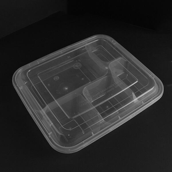 Stay On Track with Three Compartment Containers