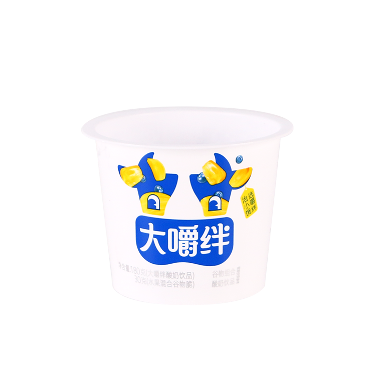 310ml IML Cereal Yogurt Cup With Lid And Spoon-Round Shape,PP-310-97