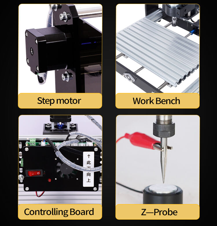 PRTCNC cnc 3018 pro Engraving Machine CNC Router Mini Laser for Wood PVC Paper Leather Bamboo MDF factory