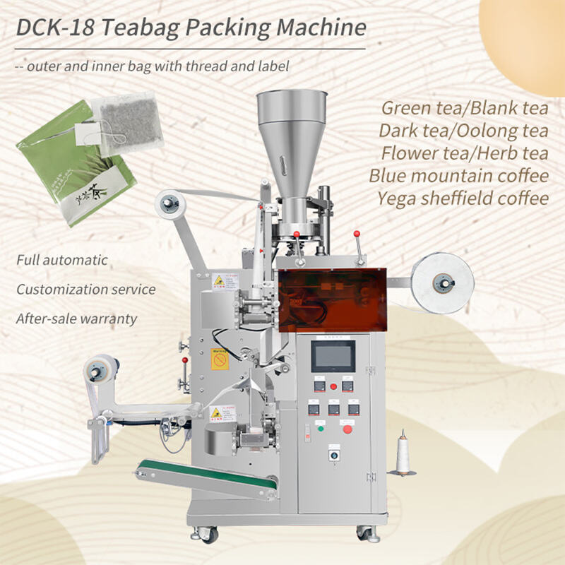 DCK-18 High Speed Custom Service Automatic Inner And Outer Tea Bag Packing Machine supplier