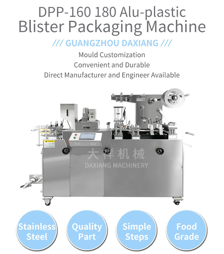 DPP-160Direct Factory Price for Sale Tablets Capsuled Gelatin Capsules Blister Packing Machine supplier