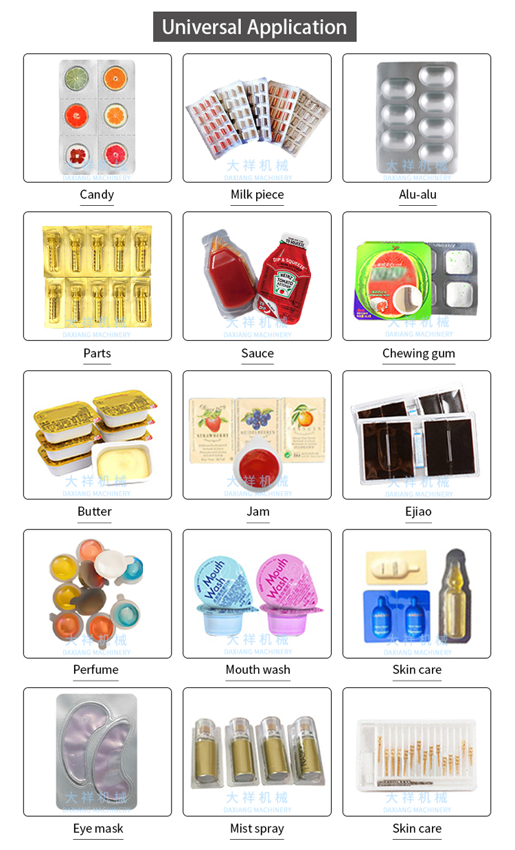 DPP-140 Custom CE ISO Frequency Control Tablet Capsule Pill Alu-blister Alu-alu Packing Machine manufacture