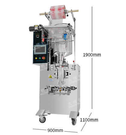 DXB-100J Automatic High Accurate Liquid Paste Sachet Sauce Ketchup Shampoo Pouch Packing Machine supplier