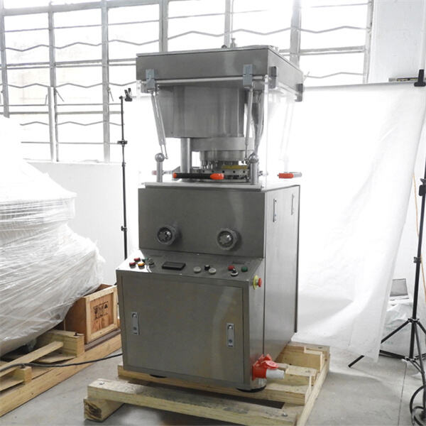 Cost-effective and Versatile Single Rotary Tablet Press for Pharmaceutical Production.