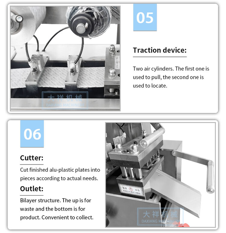 DPP-140 Custom CE ISO Frequency Control Tablet Capsule Pill Alu-blister Alu-alu Packing Machine details