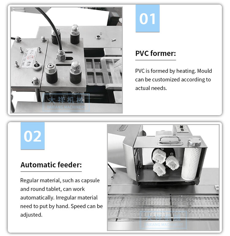 DPP-140 Custom CE ISO Frequency Control Tablet Capsule Pill Alu-blister Alu-alu Packing Machine manufacture