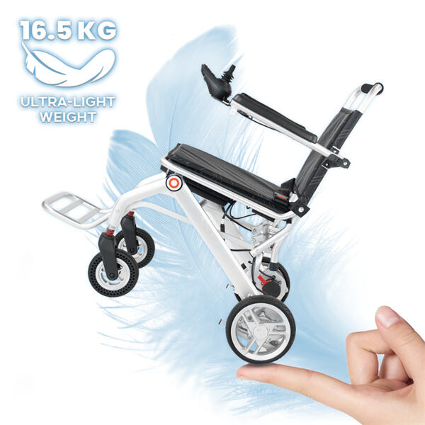Descubre la silla de ruedas eléctrica ligera.
