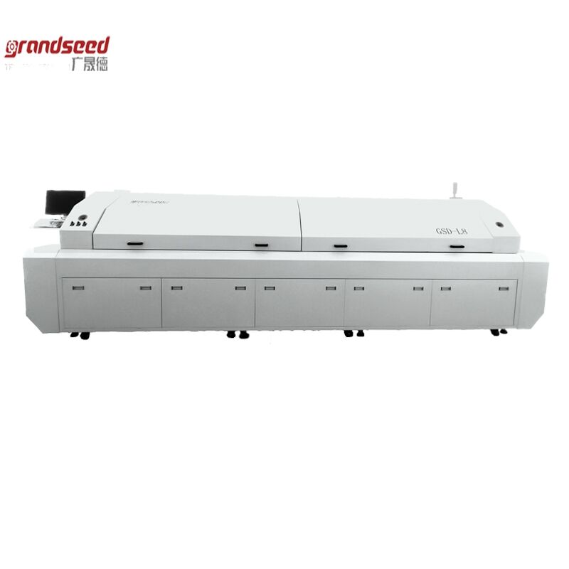 Large scale fully automatic eight zones reflow oven GSD-L8