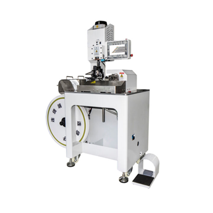 Semi-automatic   Multi-core Wire Stripping and Terminating Machine-Ultra-short Wire