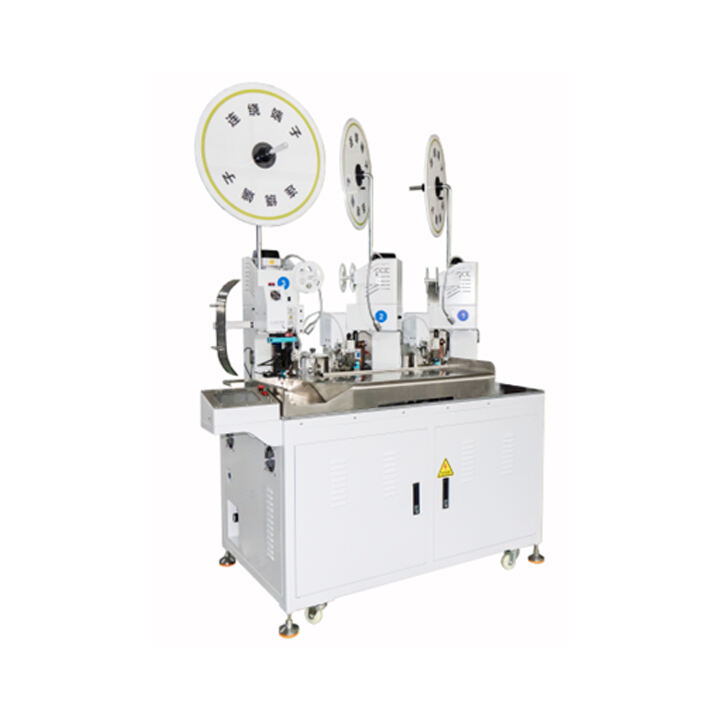 Fully Automatic   Three-in-one Crimping Terminal Machine