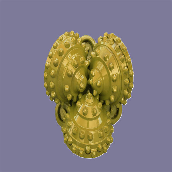 La précision inégalée des têtes coniques à dents rapportées dans les opérations de forage.