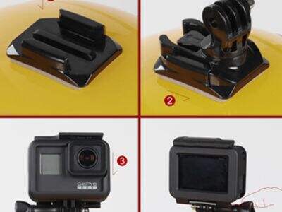 Easily change camera angles with the GoPro swivel mount