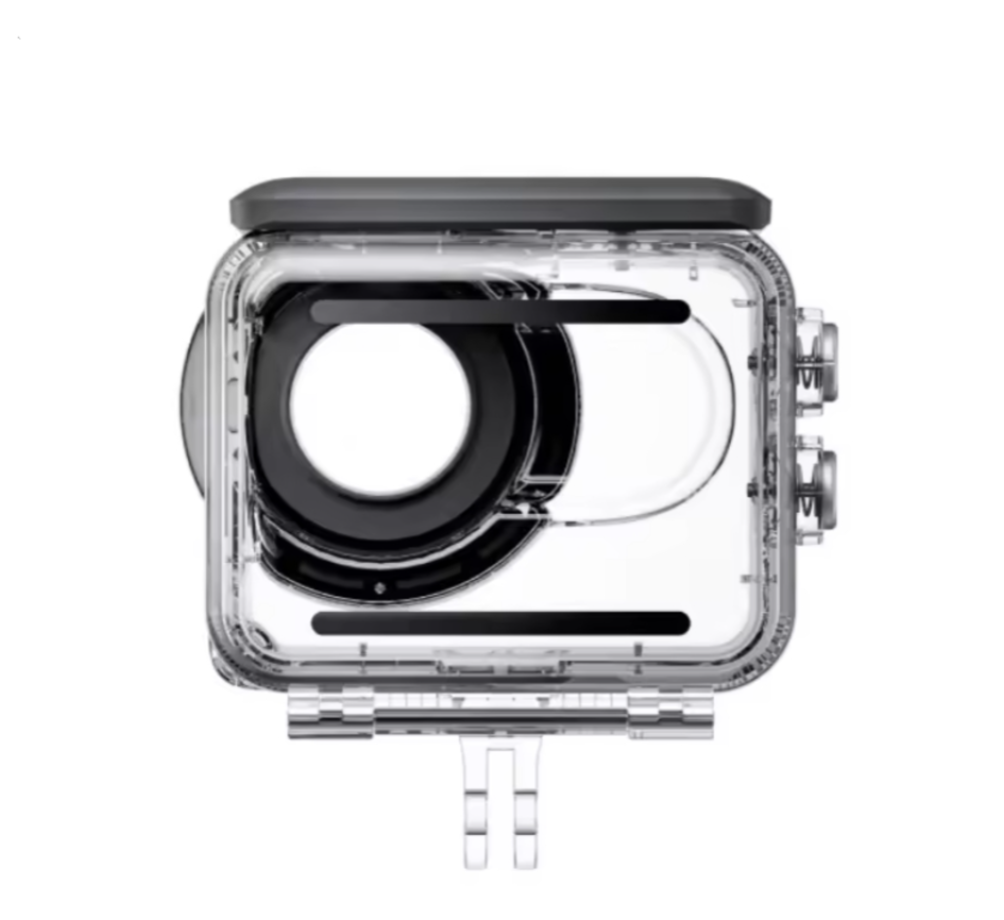 HSU Panoramic Camera Underwater 60m Waterproof Protecting Diving Housing Case For Insta360 Go3