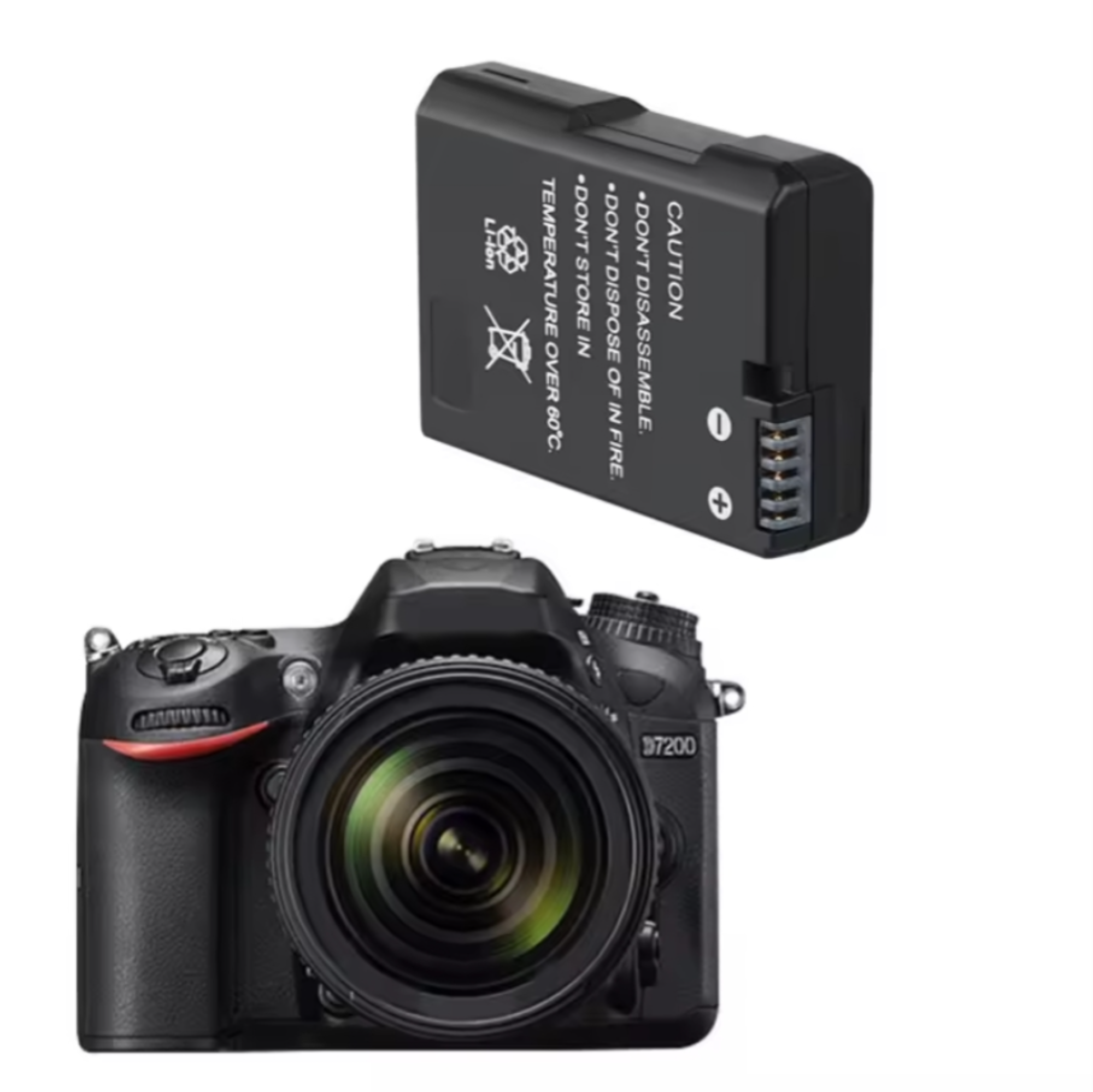 HSU 2050mAh 7.4v Battery Pack EN-EL14 EL14a For Nikon DF d3100 d3200 d3300 d5100 d5200 d5300 d5500 DSLR Camera