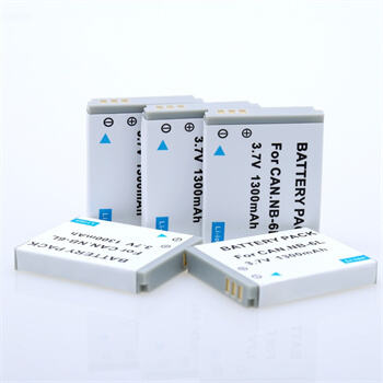 1600mAh Digital Battery Pack NB-6LH NB-6L NB6L Replacement Batteries for Canon PowerShot S90 SD770 D10 IXUS 85IS