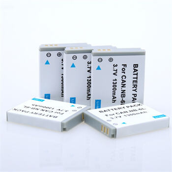 Batterie numérique 1600mAh NB-6LH NB-6L NB6L, Batteries de remplacement pour Canon PowerShot S90 SD770 D10 IXUS 85IS